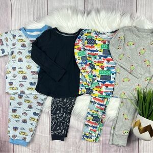 4T Boy GAP, Uniqulo, Star Wars, Paw Patrol Pajamas Fall/Winter Bundle